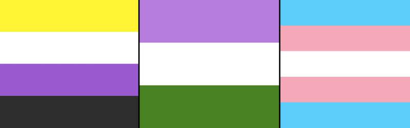 跨性别，性别酷儿和非二元标志